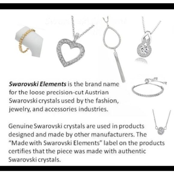 Swarovski Elements - Size 5½ - Silver tone ring as pictured - Picture 6 of 6